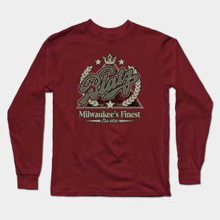 VINTAGE - BLATZ MILWAUKEES FINES PREMIUM BEER Long Sleeve T-Shirt